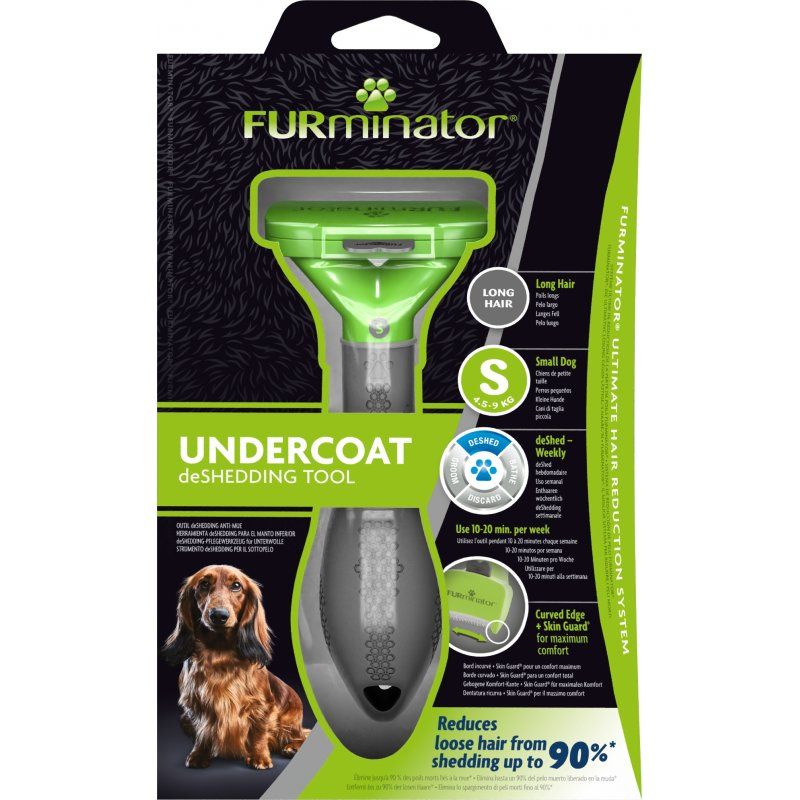 FURminator DeShed Green, Grey Dog Deshedder