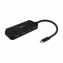 AISENS A109-0715 interface hub USB 3.2 Gen 1 (3.1 Gen 1) Type-C 5000 Mbit/s Black