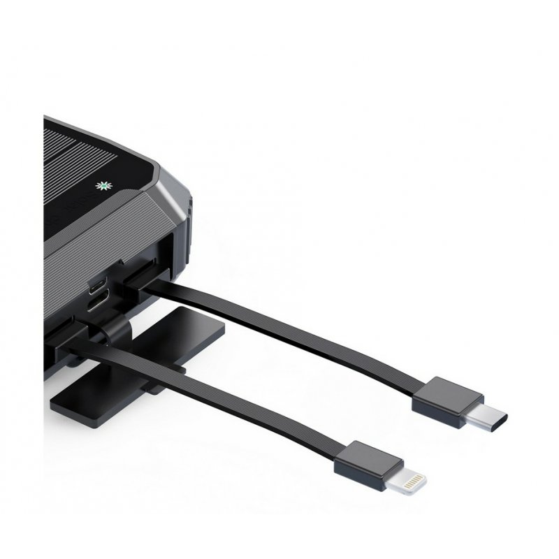 PowerNeed S20000Q chargeur d'appareils mobiles Universel Lightning, Solaire, USB Recharge sans fil Charge rapide