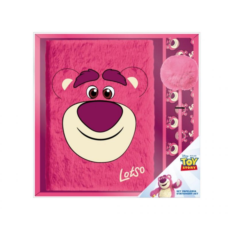 LOTSO - Pack Premium Notebook Peluche A5 Stylo-Bille
