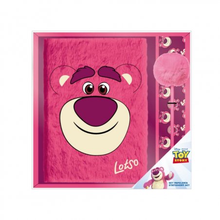 LOTSO - Pack Premium Notebook Peluche A5 Stylo-Bille