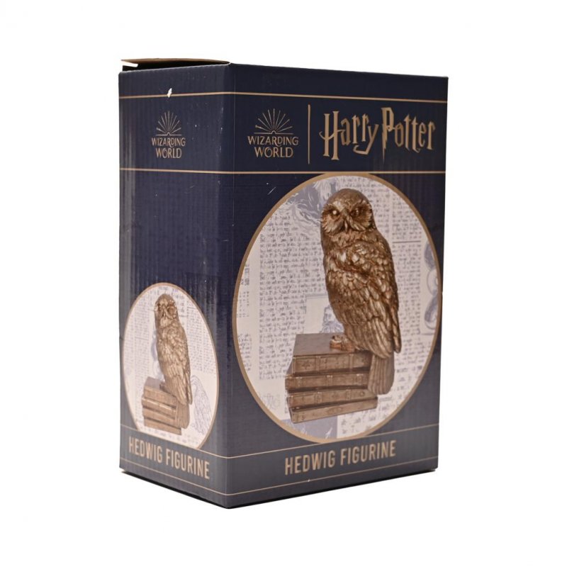 HARRY POTTER - Hedwige - Figurine Doré 20cm