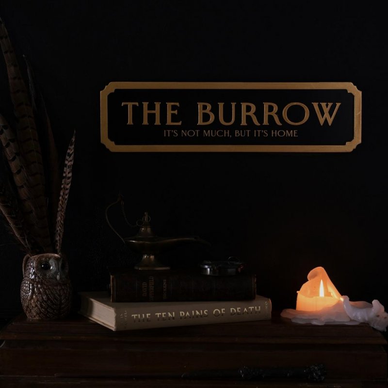 HARRY POTTER - The Burrow - Panneau de Rue