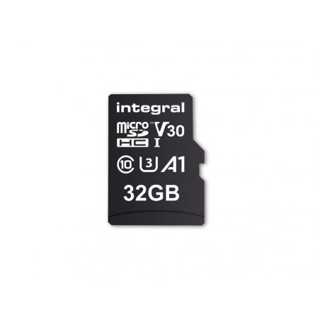 Integral INMSDH32G-100V30 32GB MICRO SD CARD MICROSDHC UHS-1 U3 CL10 V30 A1 UP TO 100MBS READ 30MBS WRITE 32 Go MicroSD
