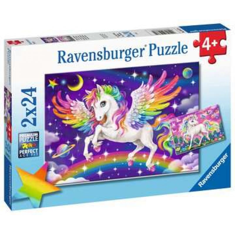 Ravensburger Puzzles 2x24 p - Licorne et Pégase