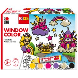 Marabu - Fun & Fancy Window Color 6x25ml - Princess (822509)