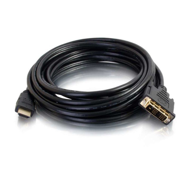C2G 0.5m HDMI / DVI-D 0,5 m Noir