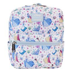 Loungefly: Disney - Princess - Manga Style AOP Nylon Mini Backpack