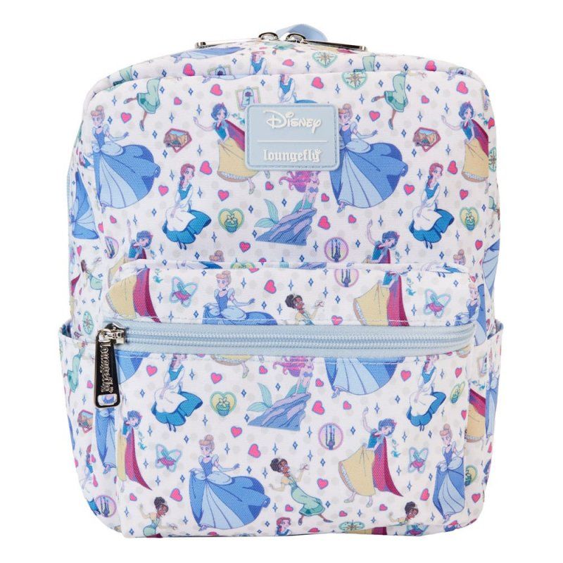 Loungefly: Disney - Princess - Manga Style AOP Nylon Mini Backpack