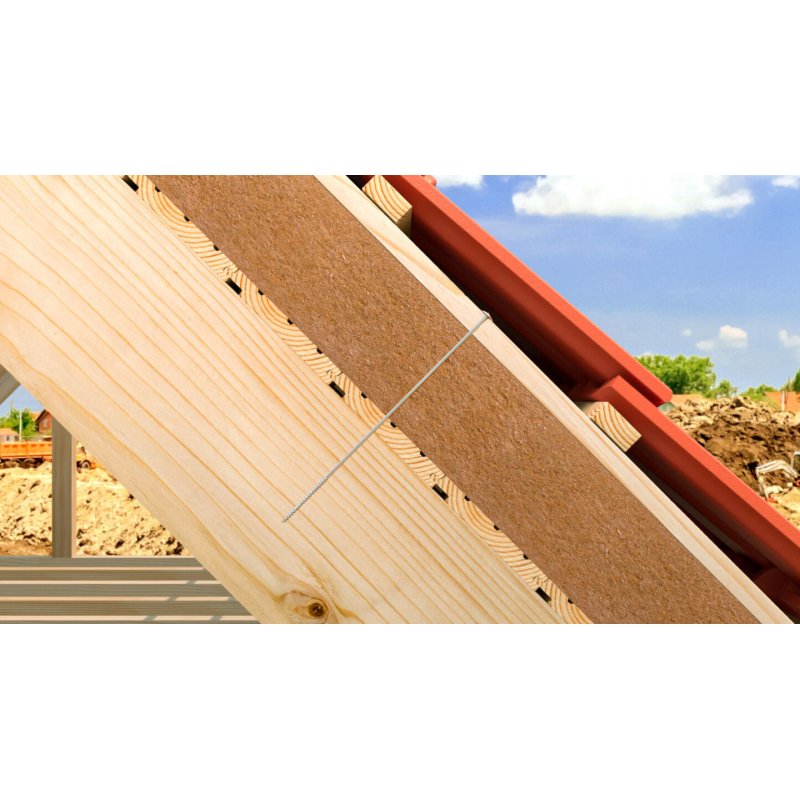 Holzbauschraube PowerFast II 10,0x100 Tellerkopf TX (50 Stück, Teilgewinde, verzinkt)