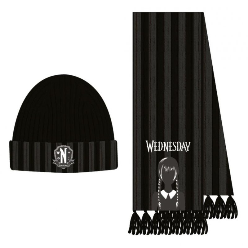 MERCREDI - Set Bonnet Echarpe - 2 Pc
