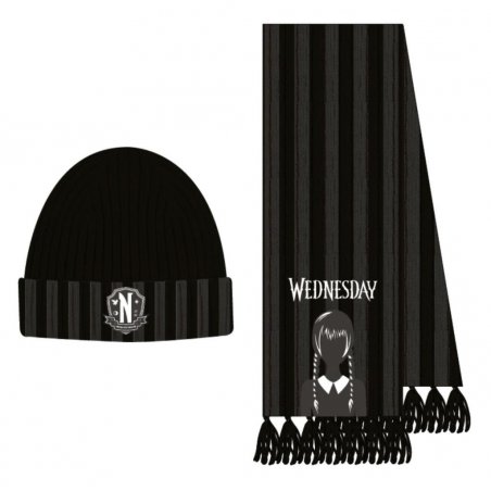MERCREDI - Set Bonnet Echarpe - 2 Pc