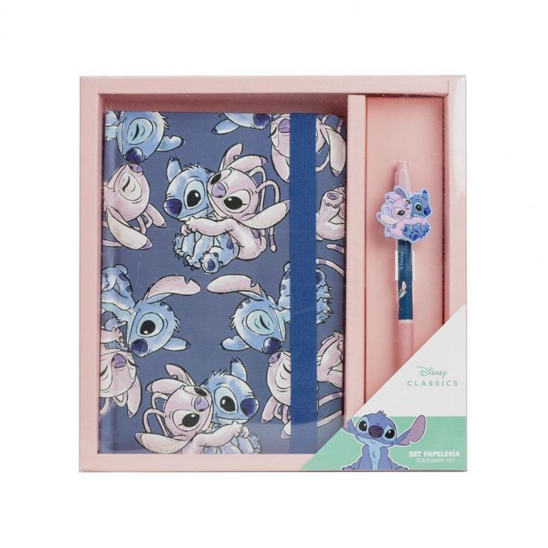 STITCH - Pack Premium Notebook A5 Stylo-Bille