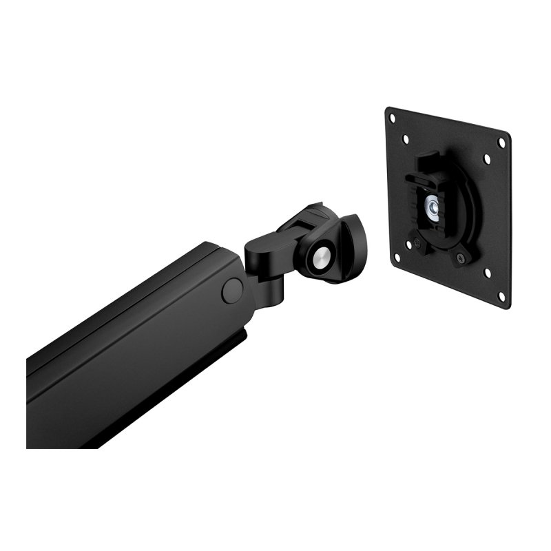 My Wall Vollbeweglicher Tischhalter mit Federsystem & 2 USB-Anschlüssen für 2x Flachbildschirme