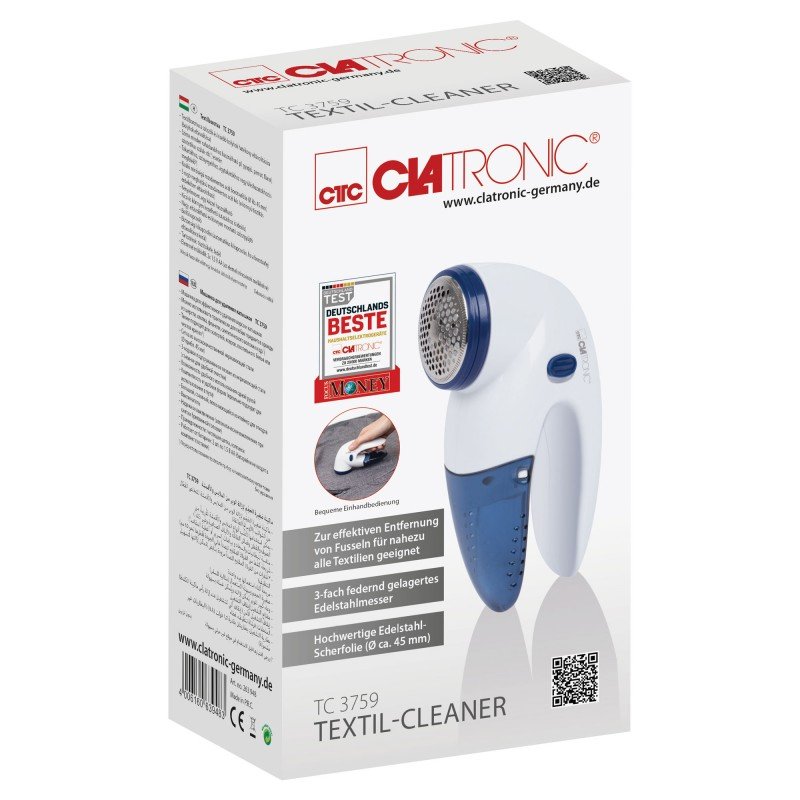 Clatronic TC 3759 Bleu, Blanc Acier inoxydable