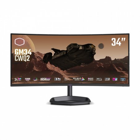 GM34-CWQ2 (86.4 cm (34 Zoll), schwarz, UWQHD, VA, Curved, Quantum Dot, 180Hz Panel)
