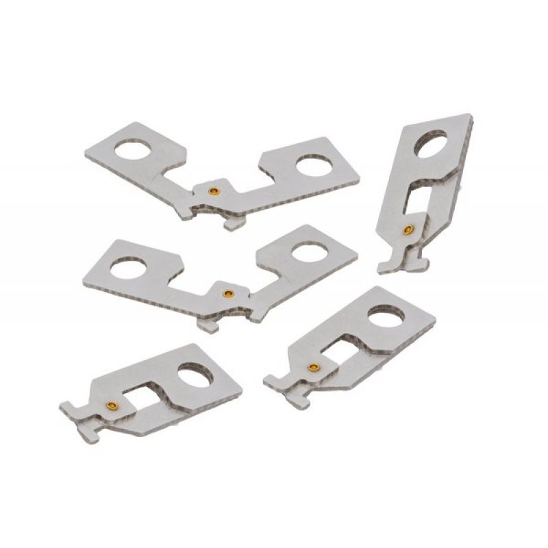 Pack of 5 Hooks to secure câbles with optional lock