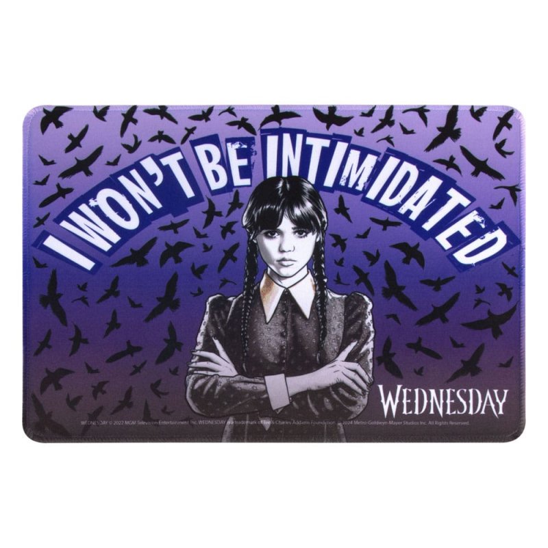 Wednesday Tapis de souris I won´t be Intimidated 35 x 25 cm