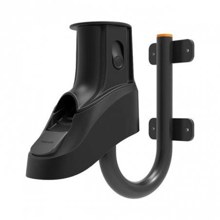 Fiskars 1027095 support pour tuyau Fibre, Métal Noir