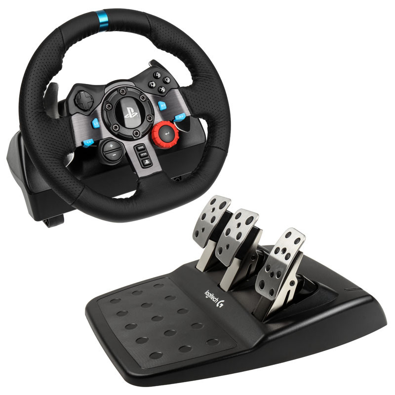 Logitech G G29 Driving Force Noir USB 2.0 Volant + pédales Analogique PC, PlayStation 4, PlayStation 5, Playstation 3