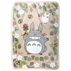 Mon voisin Totoro couverture Totoro Rapsberry 100 x 140 cm