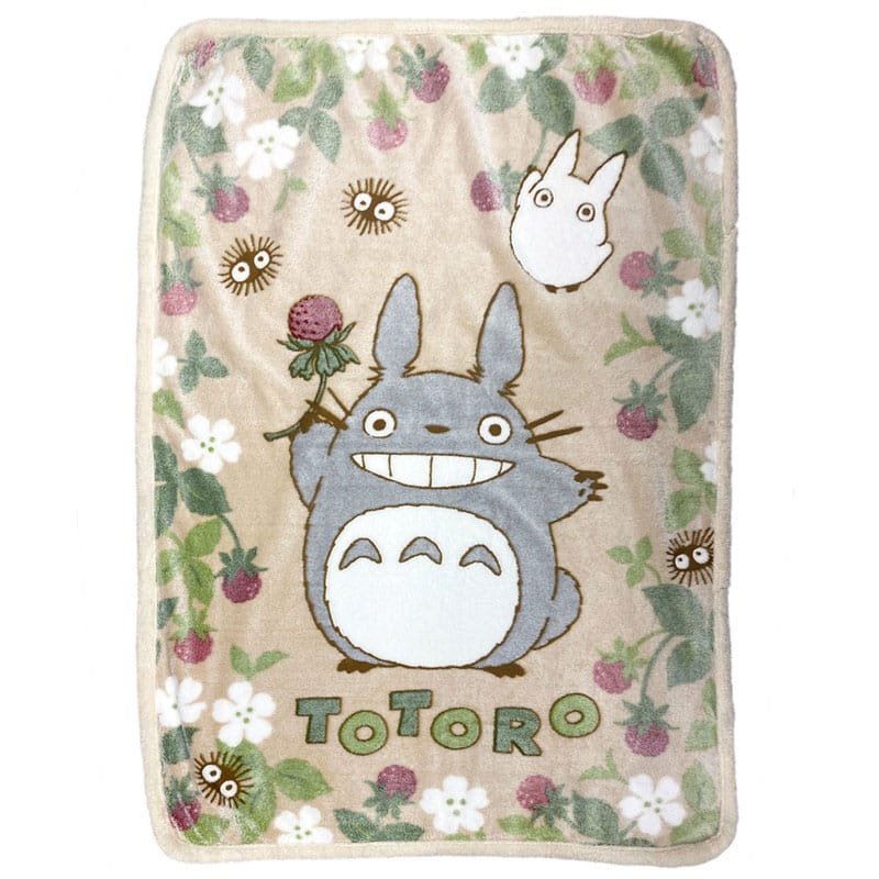 Mon voisin Totoro couverture Totoro Rapsberry 100 x 140 cm