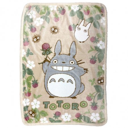Mon voisin Totoro couverture Totoro Rapsberry 100 x 140 cm