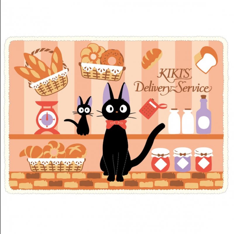 Kiki la petite sorcière couverture Jiji's Bakery 70 x 100 cm