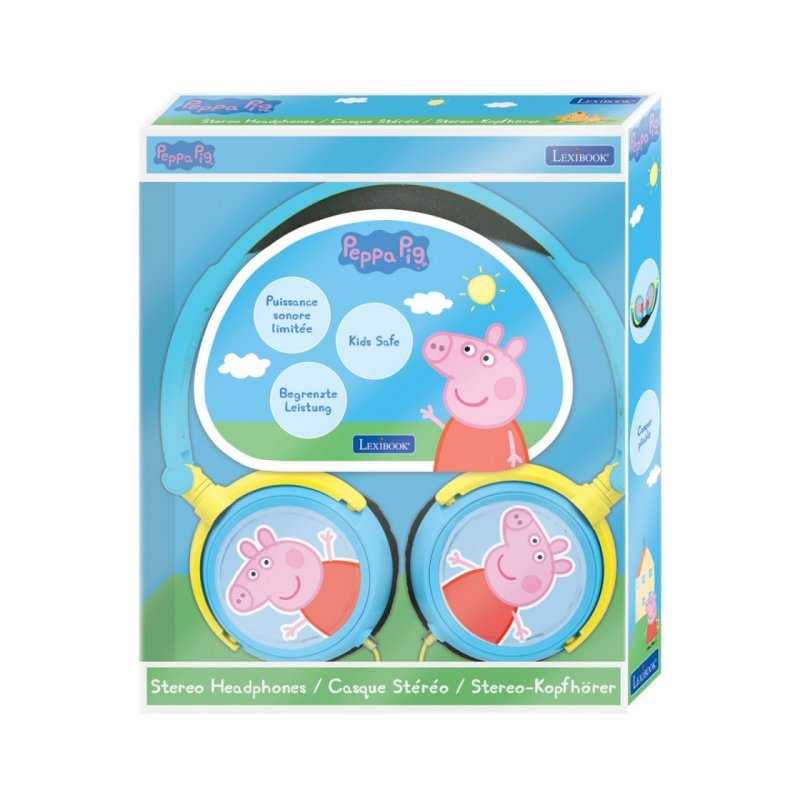 Lexibook HP015PP-00 écouteur/casque Écouteurs Avec fil Arceau Musique Bleu