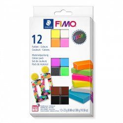 Staedtler FIMO Color Pack Neon Colours Modeling clay 300 g Multicolour 12 pc(s)