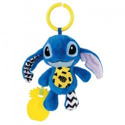 Clementoni Disney Baby Stitch Soft Rattle jouet pour bébé accroché