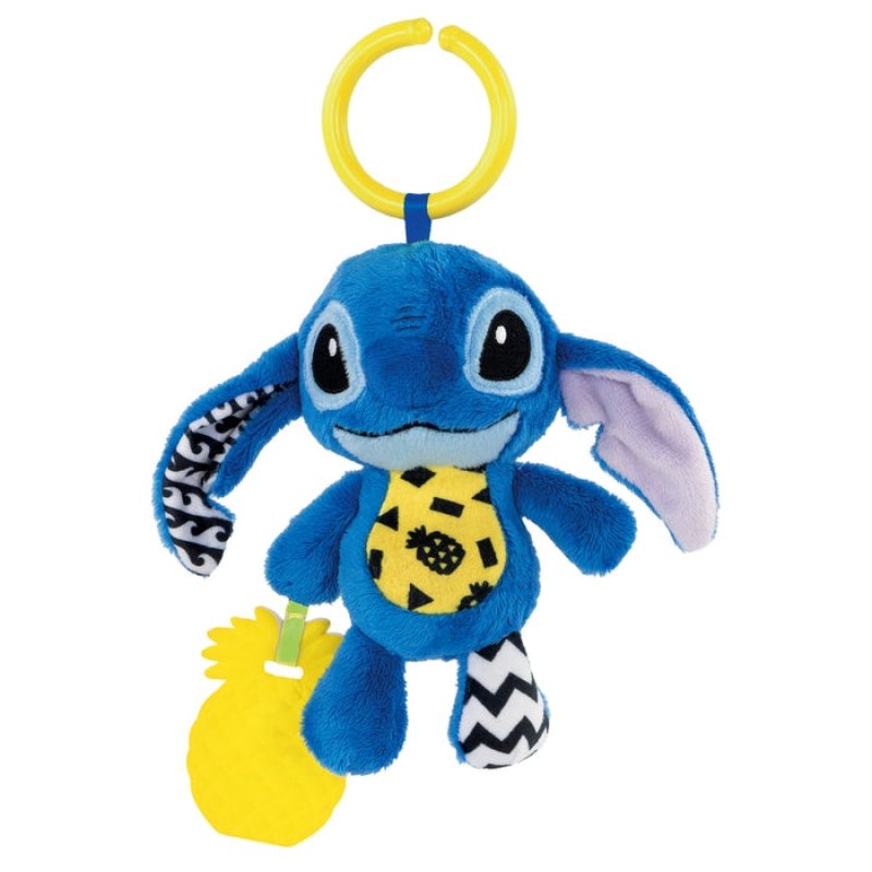Clementoni Disney Baby Stitch Soft Rattle jouet pour bébé accroché