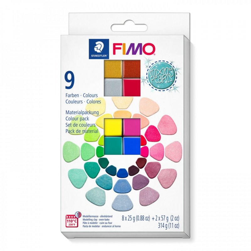 Staedtler FIMO Color Pack Mixing Pearls Modeling clay 314 g Multicolour 10 pc(s)