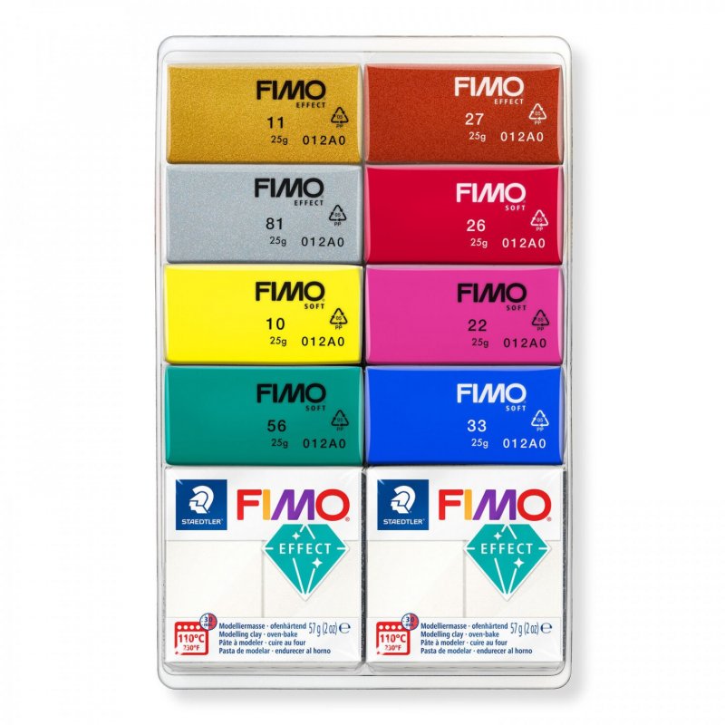 Staedtler FIMO Color Pack Mixing Pearls Modeling clay 314 g Multicolour 10 pc(s)