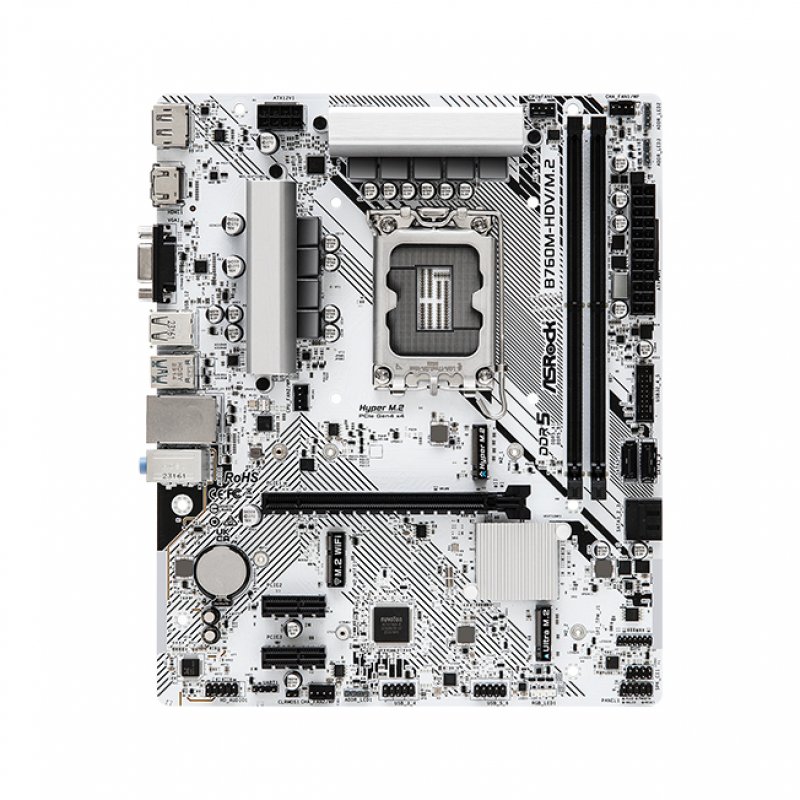 Carte Mère ASRock B760M-HDV/M.2 DDR5 (Intel LGA 1700) Micro ATX
