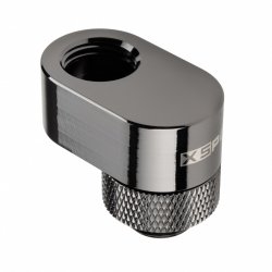 XSPC G1/4 Rotary 14mm Offset Fitting - Chrome schwarz