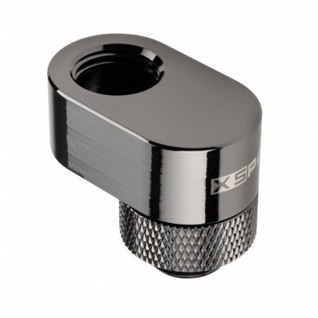 XSPC G1/4 Rotary 14mm Offset Fitting - Chrome schwarz