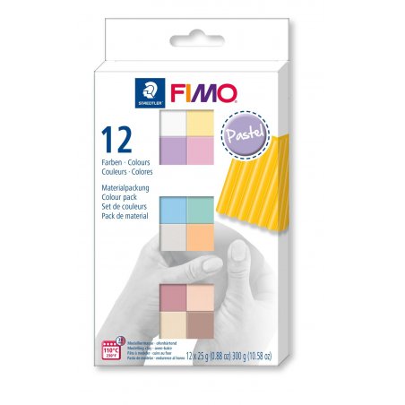 FIMO - Soft Set 12x25g - Pastel (8023 C12-3)
