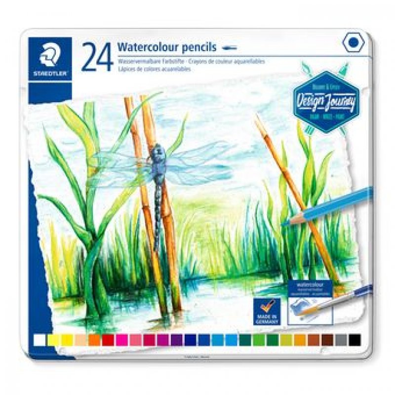 Staedtler - Watercolor colored pencil, 24 pcs (14610C M24)