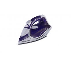 Russell Hobbs 23300-56 fer à repasser Fer à vapeur Semelle en céramique 2400 W Violet, Blanc