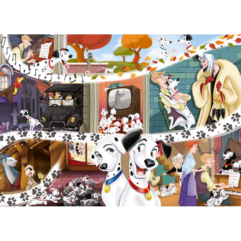 Jumbo - Disney Classic Collection: 101 Dalmatians (1000 pieces) (JUM9487)