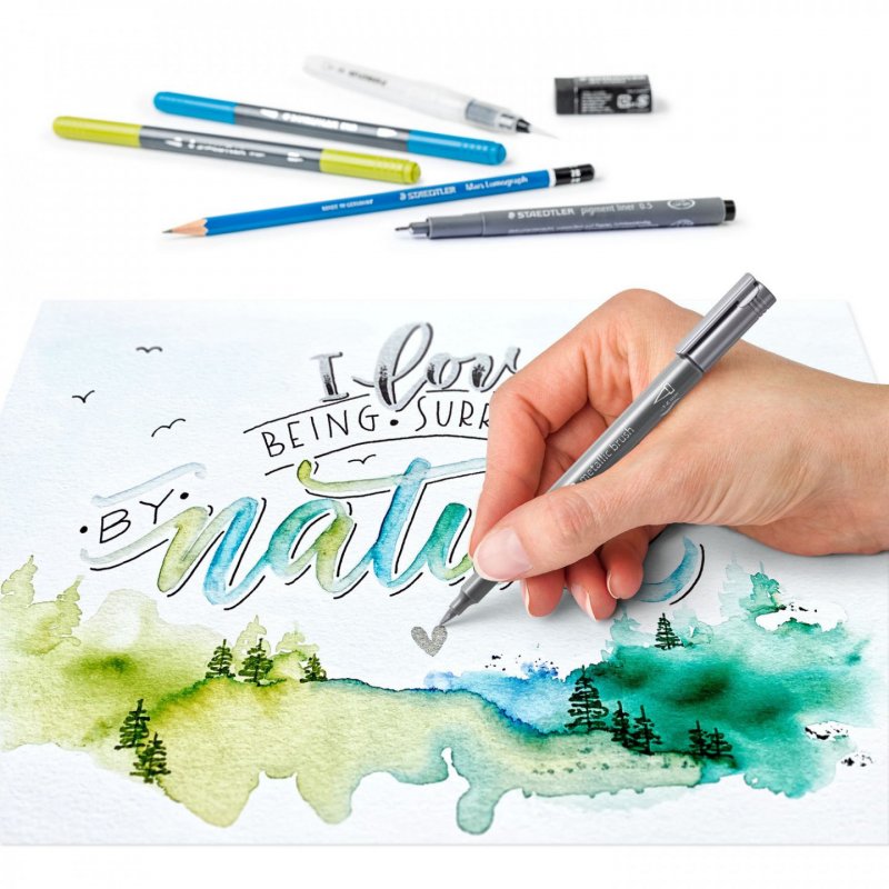 Staedtler - Mixed Set Print&watercolour (61 3001-2)