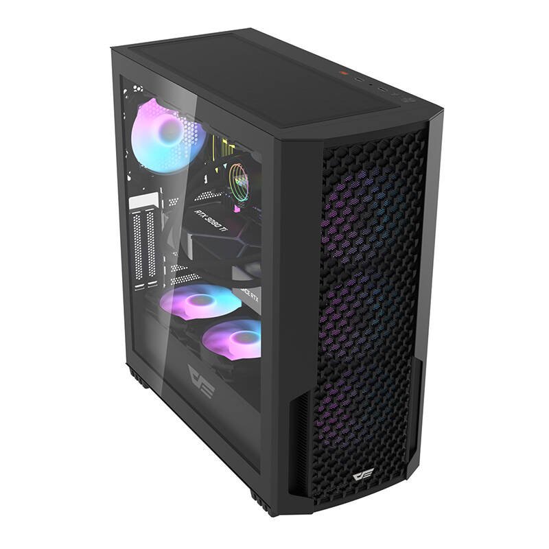 Computer case Darkflash DF2100 4 ARGB fans (black)