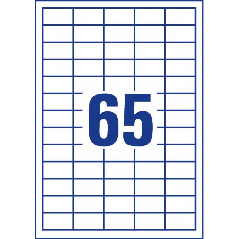 Avery Zweckform, Labels Avery 38 x 21,2mm, A4 (3666)