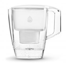 Dafi POZ03155 filtre à eau Filtre à eau pour carafe 4 L Translucide, Blanc