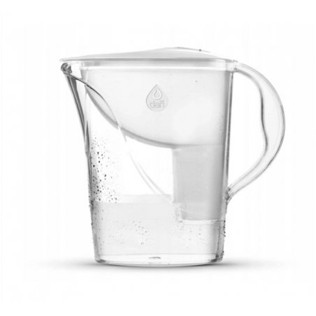 Dafi POZ03152 filtre à eau Filtre à eau pour carafe 2,4 L Translucide, Blanc