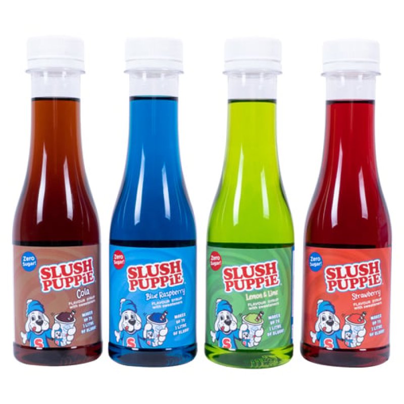 SLUSH PUPPiE Zero Sugar 4 Pack Syrup – 180ml