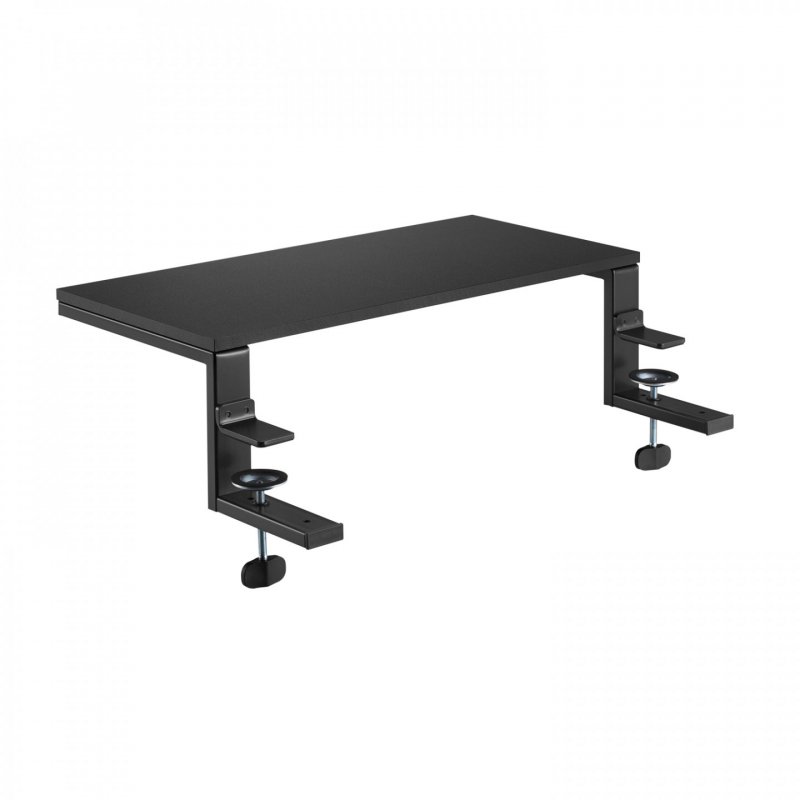 DESKTOP MONITOR RISER STAND 3-IN-1 FREESTAND/CLAMP OR SHELF