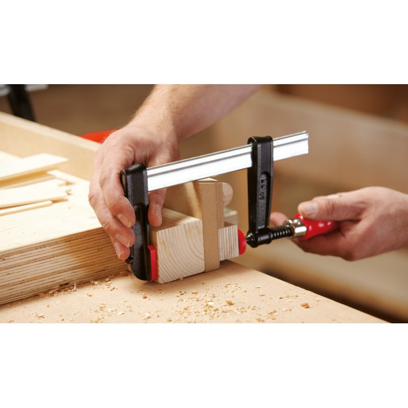 BESSEY TPN20B6BE serre-joints Fixation F 20 cm Aluminium, Noir, Rouge