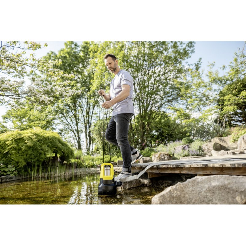 Entwässerungspumpe SP 22.000 Dirt Level Sensor, Tauch- / Druckpumpe (gelb/schwarz, 750 Watt, für Schmutzwasser)